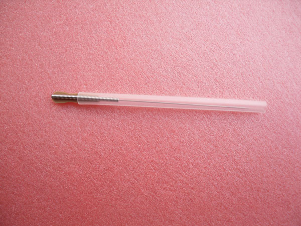 Plastic tube single all steel flat handle needle