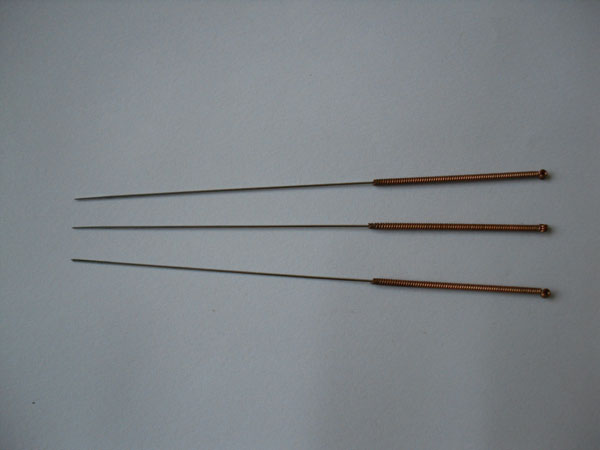 Copper handle needle 1