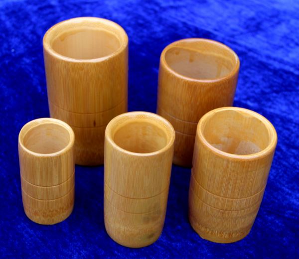 bamboo negative-pressure cupping jar