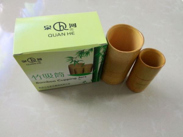竹子負壓火罐