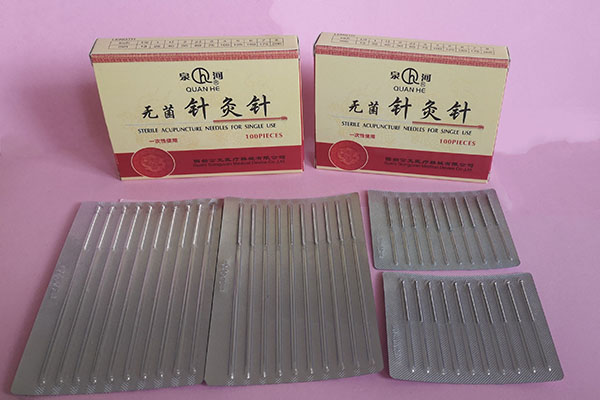 aluminum packed sterile disposable acupuncture needles